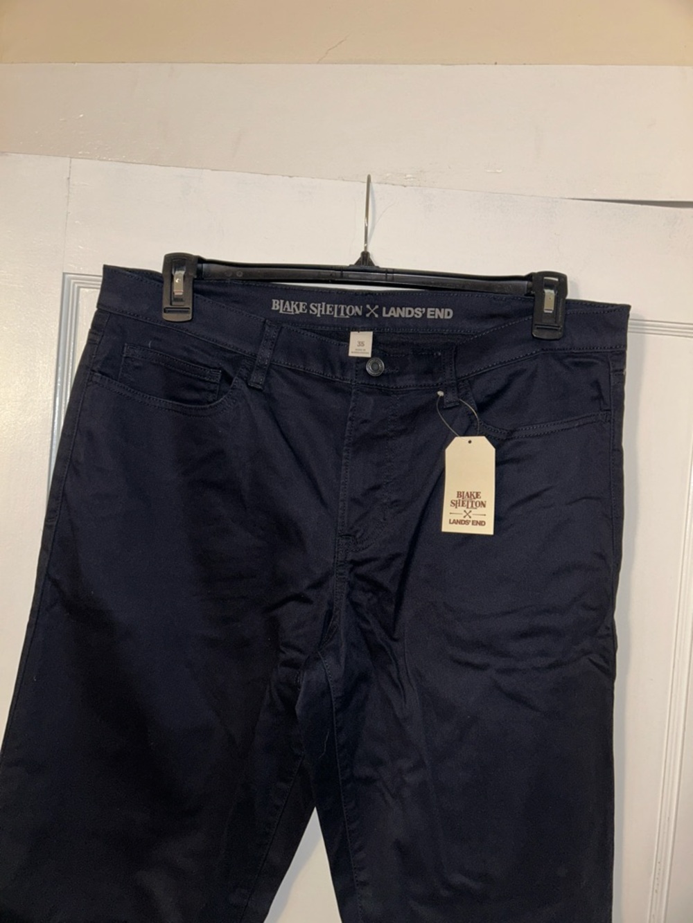 Blake Shelton x Lands' End Navy Pants